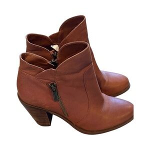 Jessica Simpson Brown Ankle Booties- Size 8